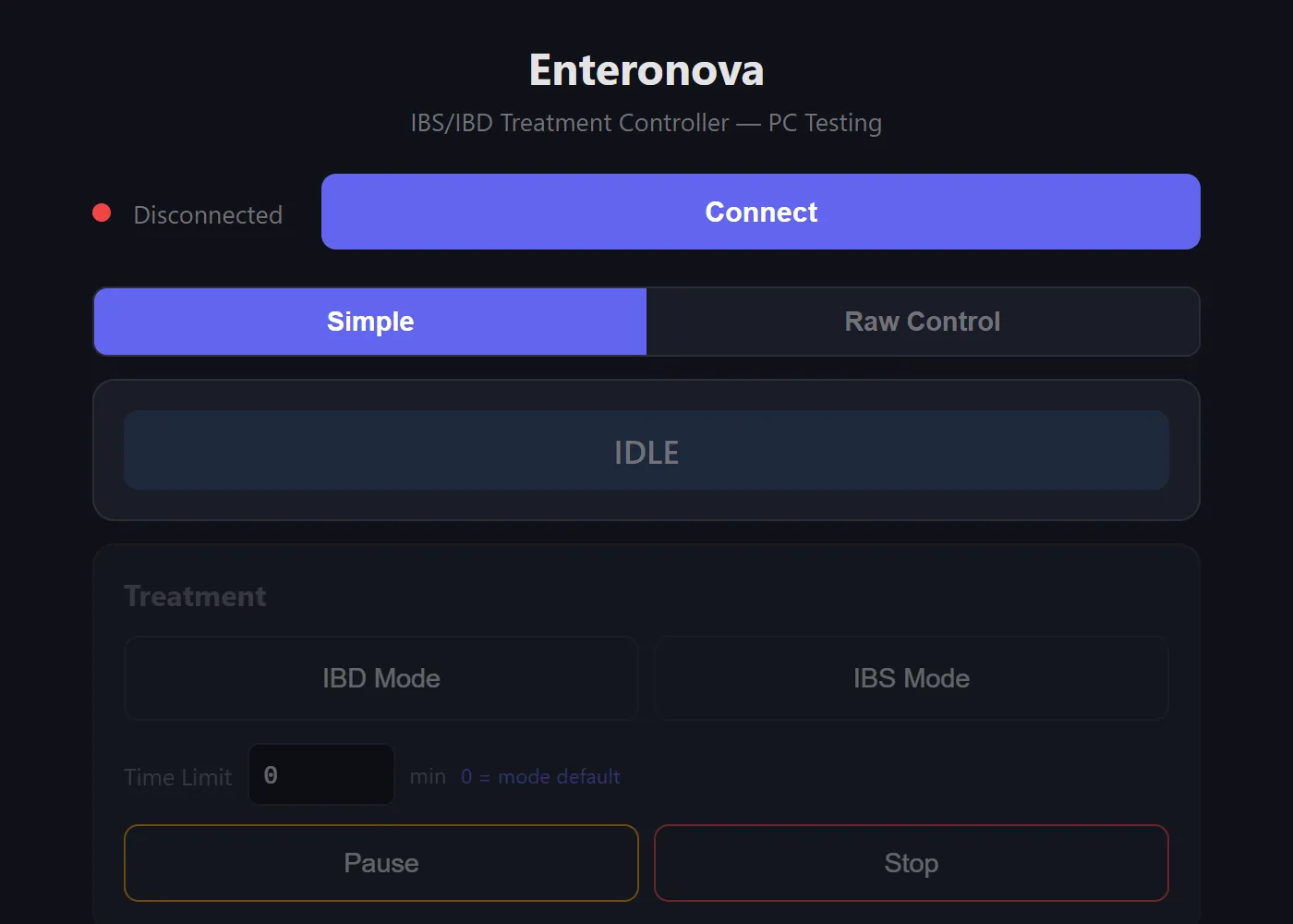 Enteronova Controller